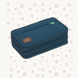 Lassig School Triple Pencil Case Unique حافظة أقلام ثلاثية من لاسيج سكول فريدة من نوعها