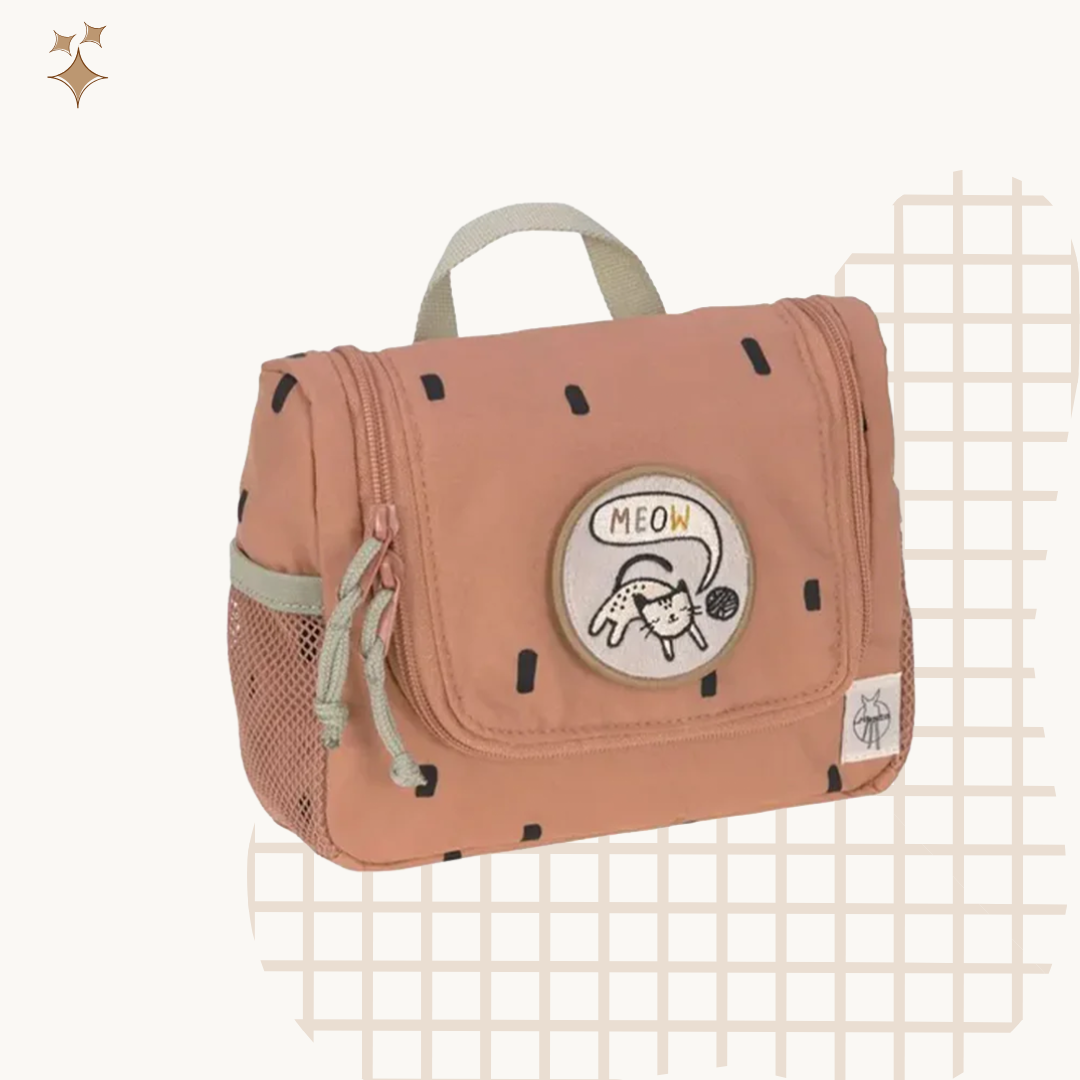 LÄSSIG Mini Washbag — Happy Prints