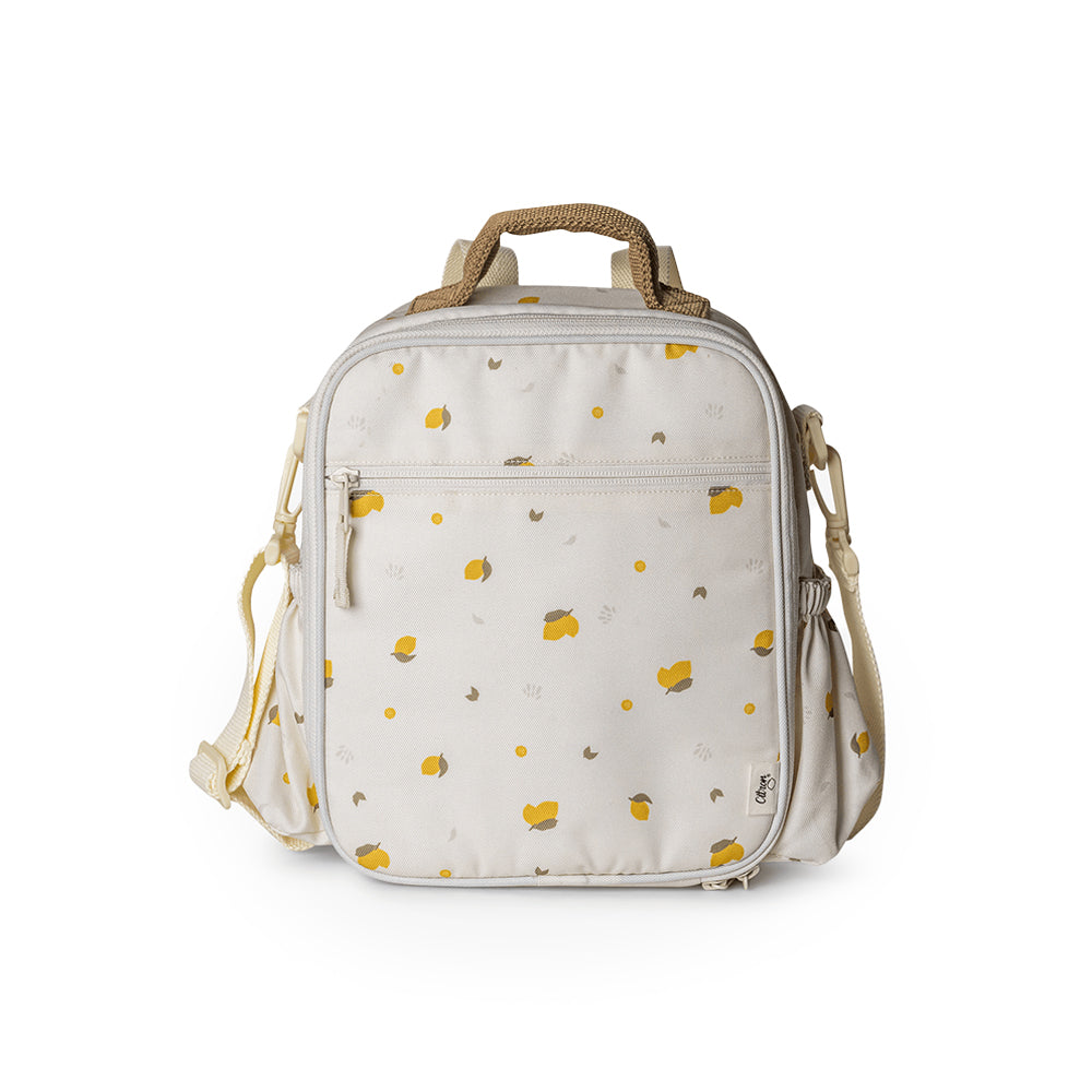 Citron Insulated Lunch Bag  Back Pack  Lemon / حقيبة غداء معزولة من سيترون، حقيبة ظهر ليمونية