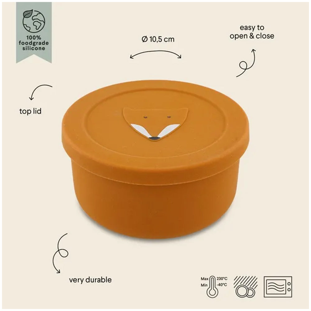 Trixie Silicone Snack Box with Lid | علبة سيليكون بغطاء من تريكسي