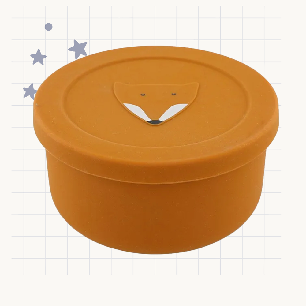 Trixie Silicone Snack Box with Lid | علبة سيليكون بغطاء من تريكسي