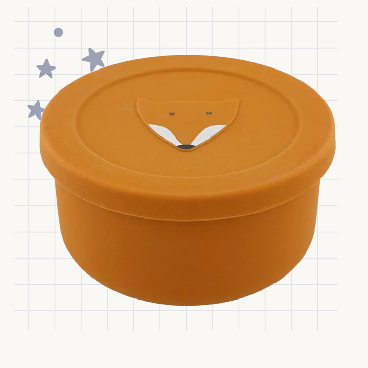 Trixie Silicone Snack Box with Lid | علبة سيليكون بغطاء من تريكسي
