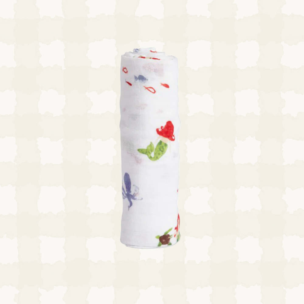 Little Unicorn Cotton Muslin Swaddle — Single