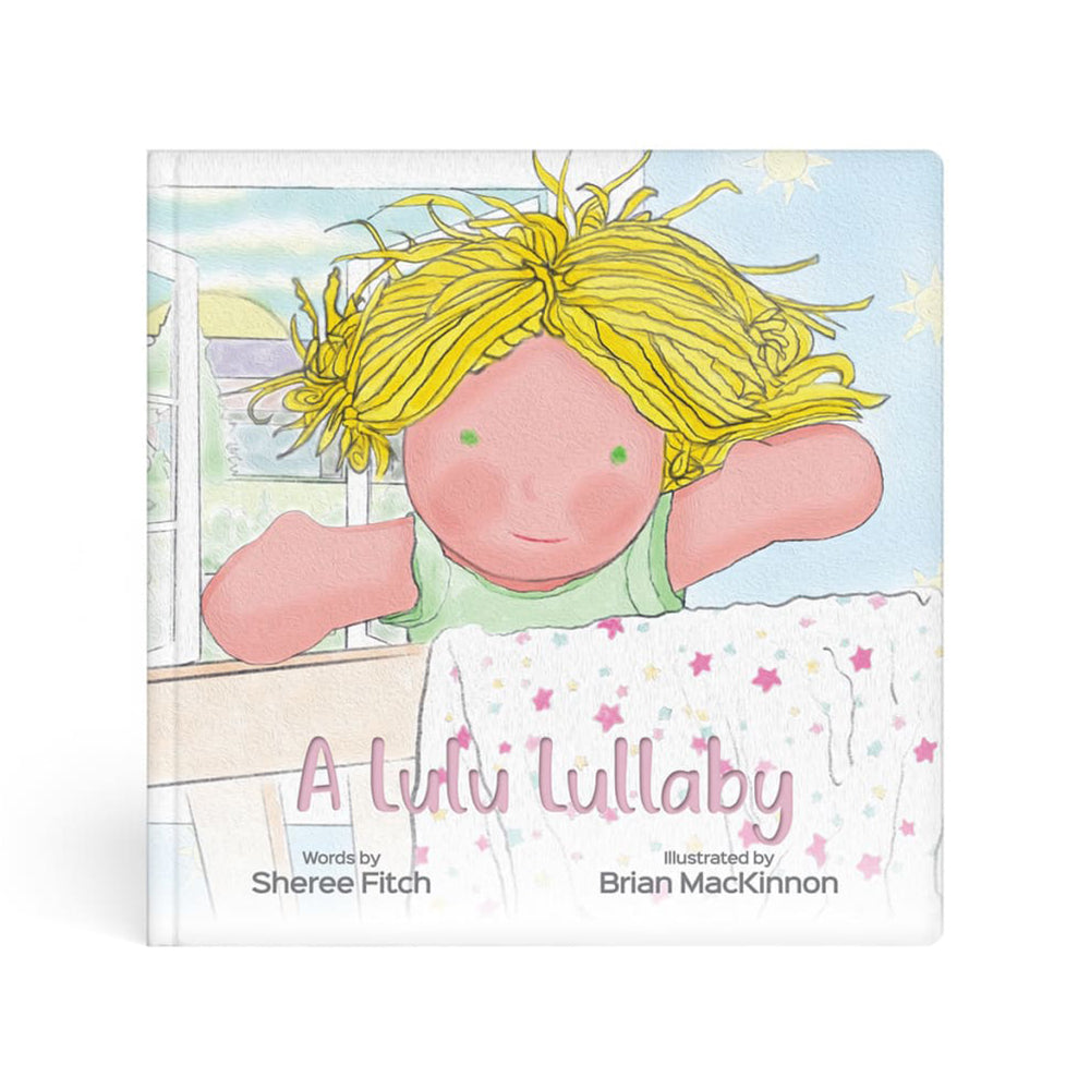 Lulujo Cotton Swaddle & Book Giftset