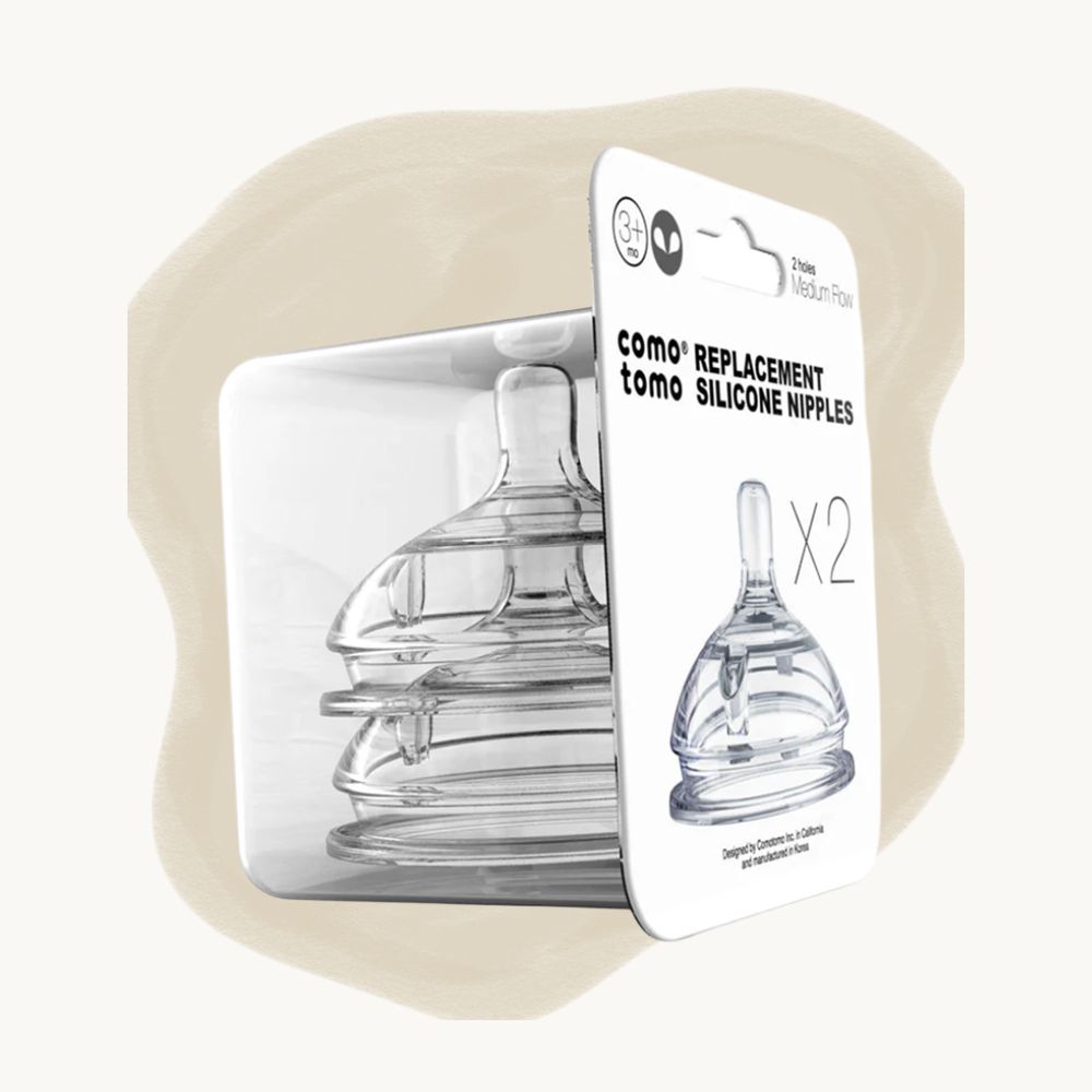Comotomo Replacement Nipples — Medium Flow (3–6m)