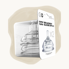 Comotomo Replacement Nipples — Medium Flow (3–6m)