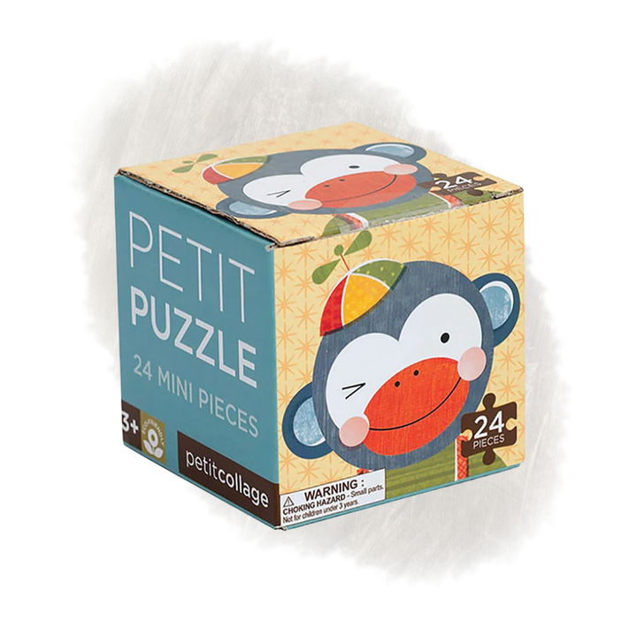 Petit Collage Monkey Beginner Puzzle Set