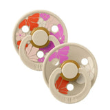 Bibs Pacifier Studio Colour 2pack latex Morning Bloom size 1