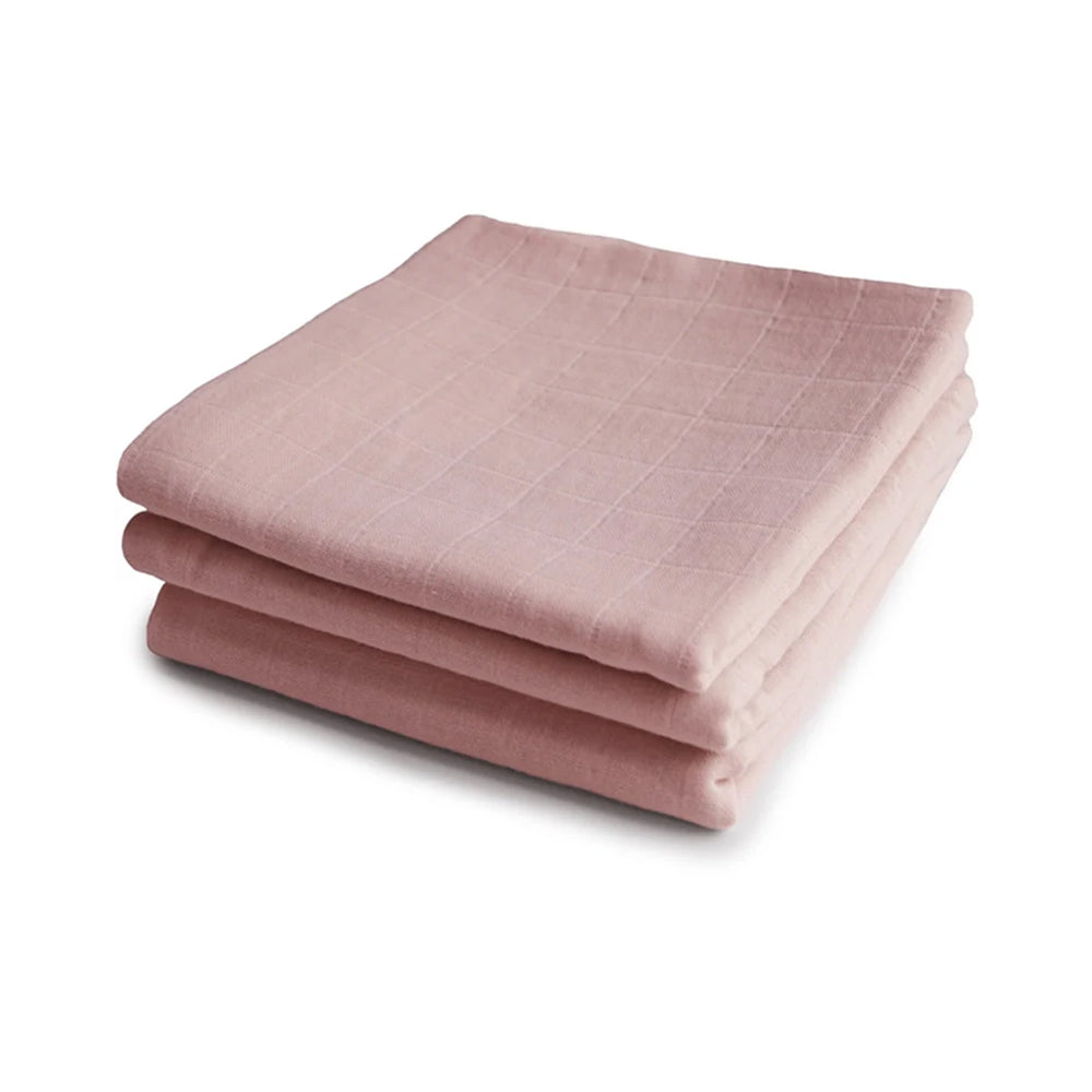 Mushie Muslin Cloth 3pack / قماش موشي موسلين ثلاثة قطع