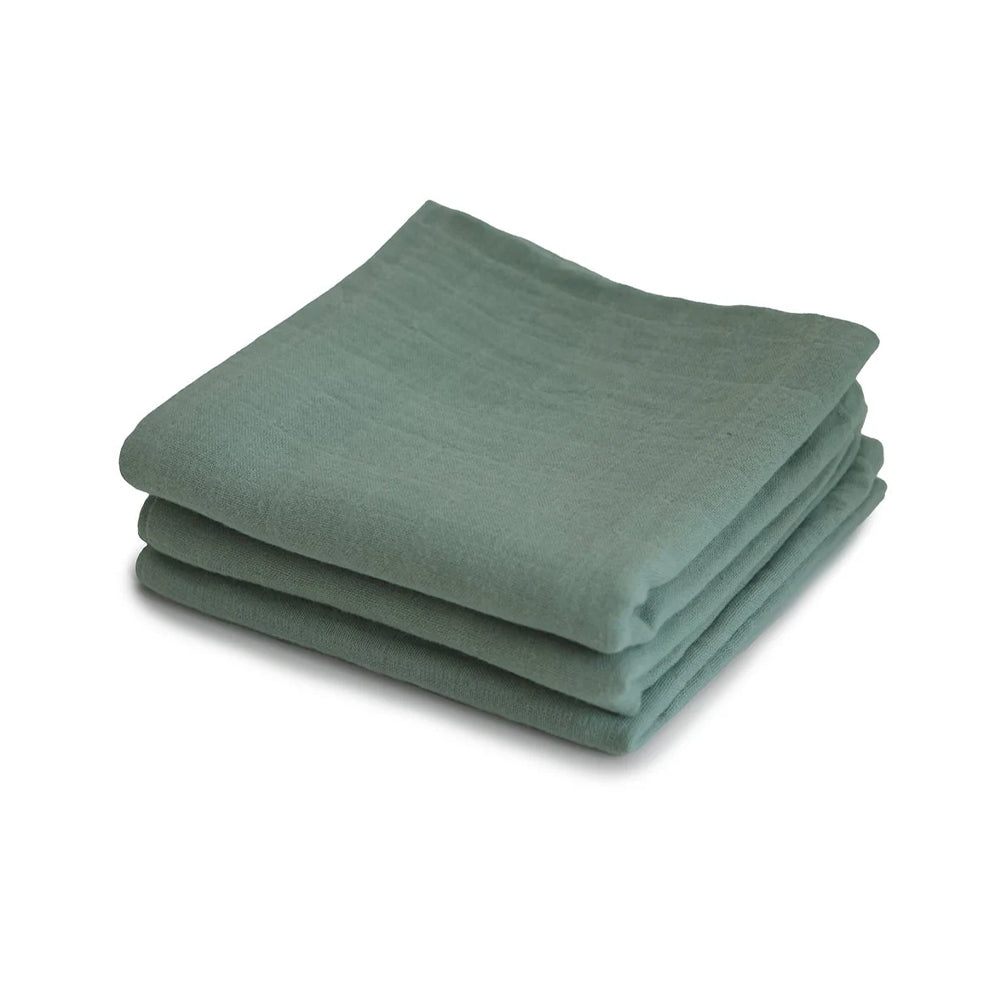 Mushie Muslin Cloth 3pack / قماش موشي موسلين ثلاثة قطع