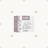 Bibs Baby Bottle Nipple Round  Silicone 2 pack