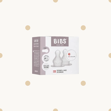 Bibs Baby Bottle Nipple Round Silicone 2 pack