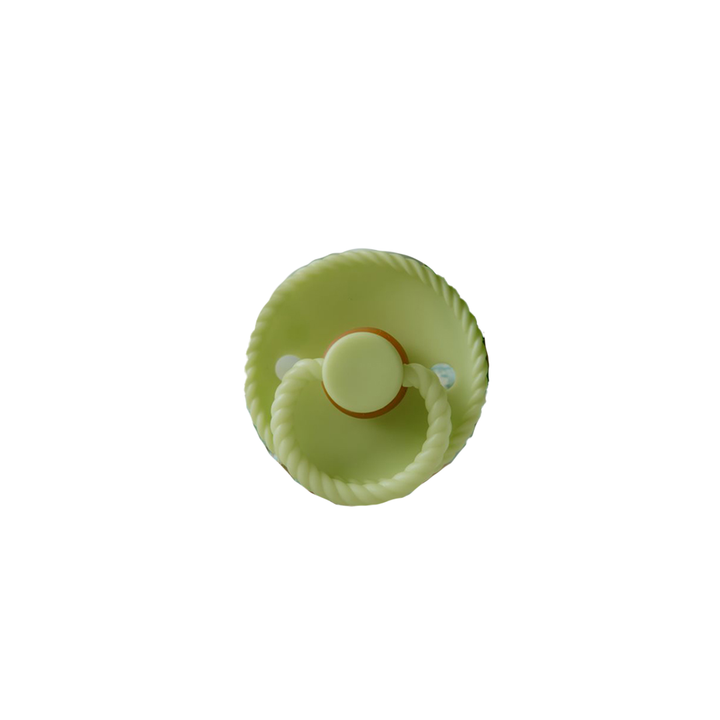 FRIGG Rope Silicone Pacifier — Green Tea, Size 2 (6–18m)
