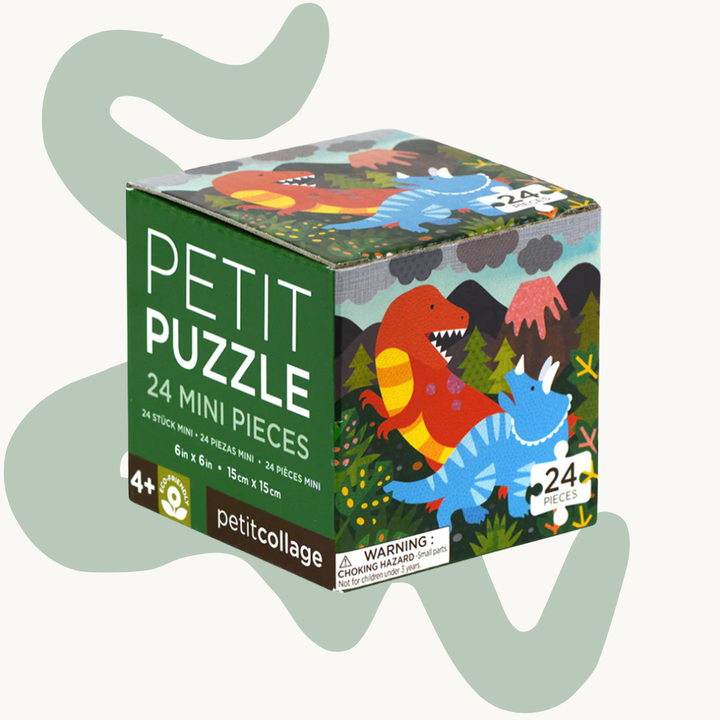 Petit Collage Dinosaur Beginner Puzzle Set