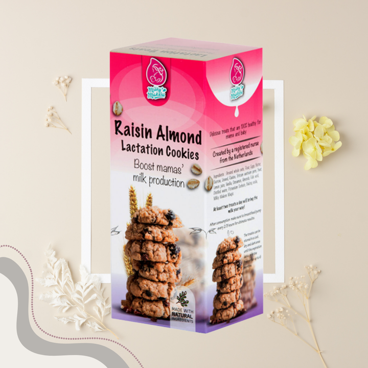 Raisin Almond Lactation Cookies -  بسكويت الرضاعة بالزبيب واللوز