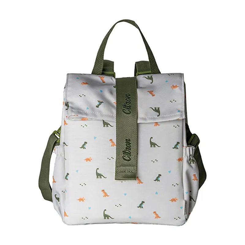 Citron Insulated Roll Up Lunch bag Dino / حقيبة غداء معزولة قابلة للطي من سيترون دينو