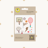 LÄSSIG Rub-On Transfer Stickers — Set of 3