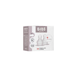 Bibs Baby Bottle Nipple Round  Silicone 2 pack
