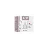 Bibs Baby Bottle Nipple Round  Silicone 2 pack