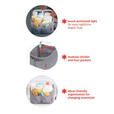 SkipHop Light UP Diaper Caddy حقيبة الحفاضات المضيئة من سكيب هوب