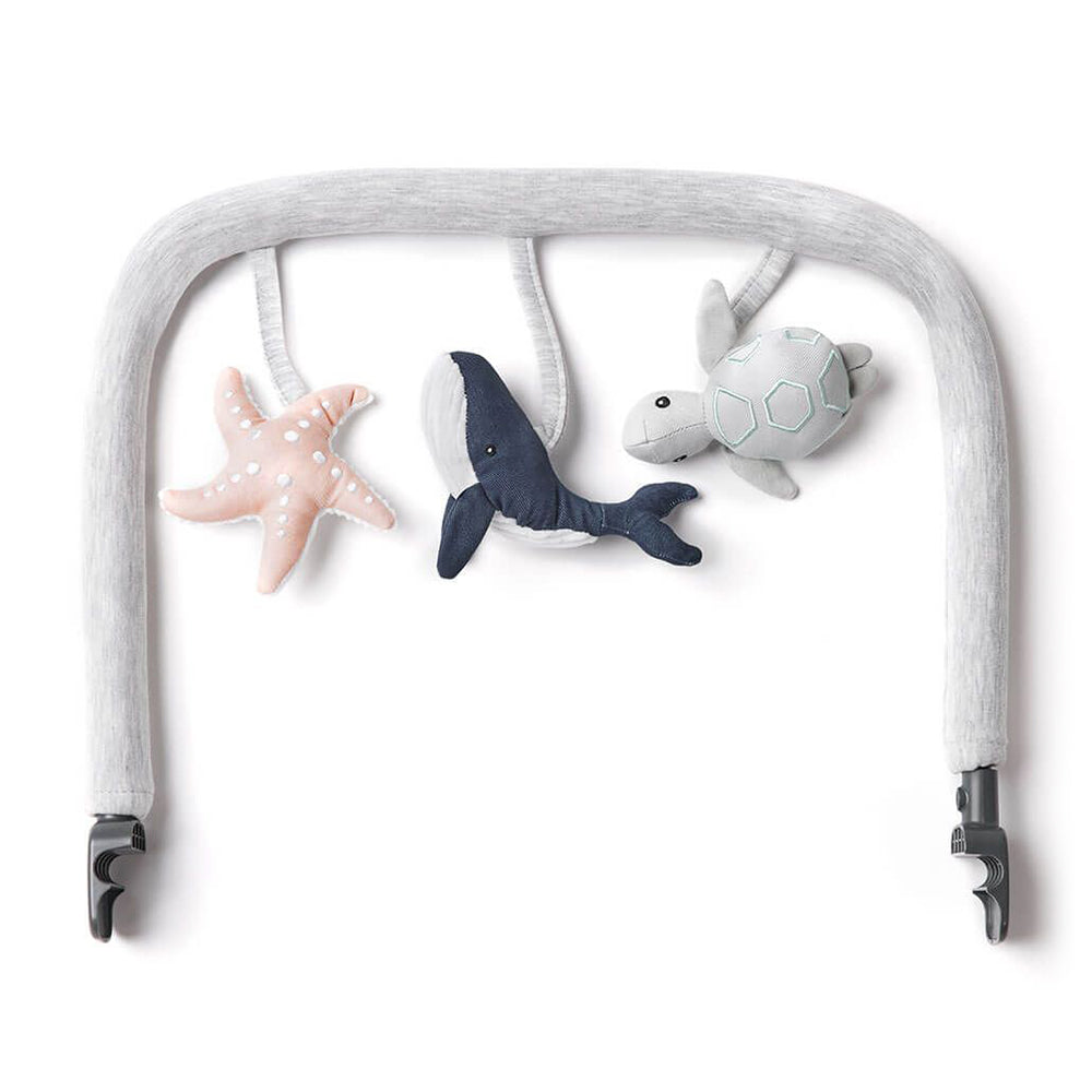 ErgoBaby Evolve Bouncer Toy Bar Ocean Wonders / إرجو بيبي إيفولف باونسر توي بار أوشن وندرز