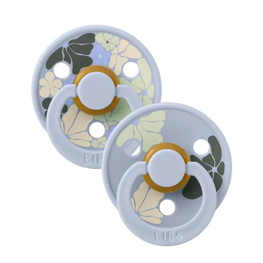 Bibs Pacifier Studio Colour 2 Pack Morning Bloom latex Size 2