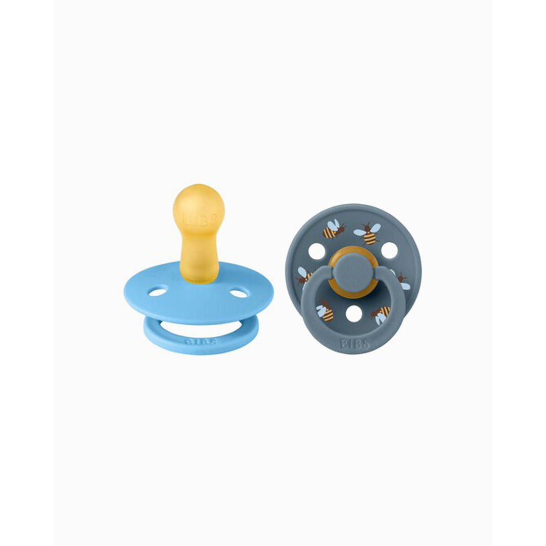 Bibs Pacifier Studio Colour 2 Pack Bumble Bee latex size 2  2pack