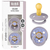 BIbs Pacifier Studio Colour 2 Pack Jasmine Latex Size 2