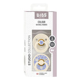 BIbs Pacifier Studio Colour 2 Pack Jasmine Latex Size 2
