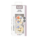Bibs Pacifier Studio Colour 2 Pack Morning Bloom latex Size 2