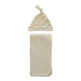LU Stretch Knit Swaddle and Hat Set
