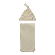 Little Unicorn Stretch Knit Swaddle and Hat Set — view 4