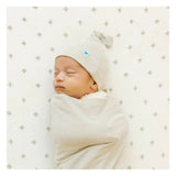 LU Stretch Knit Swaddle and Hat Set