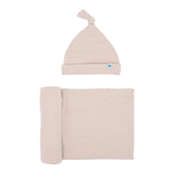 LU Stretch Knit Swaddle and Hat Set