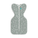 Swaddle Up Original Bamboo Stars and Moon Olive -قماط نجوم الخيزران الأصلية وزيتون القمر