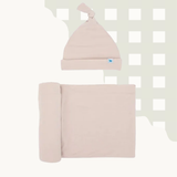 Little Unicorn  Stretch Knit Swaddle and Hat Set