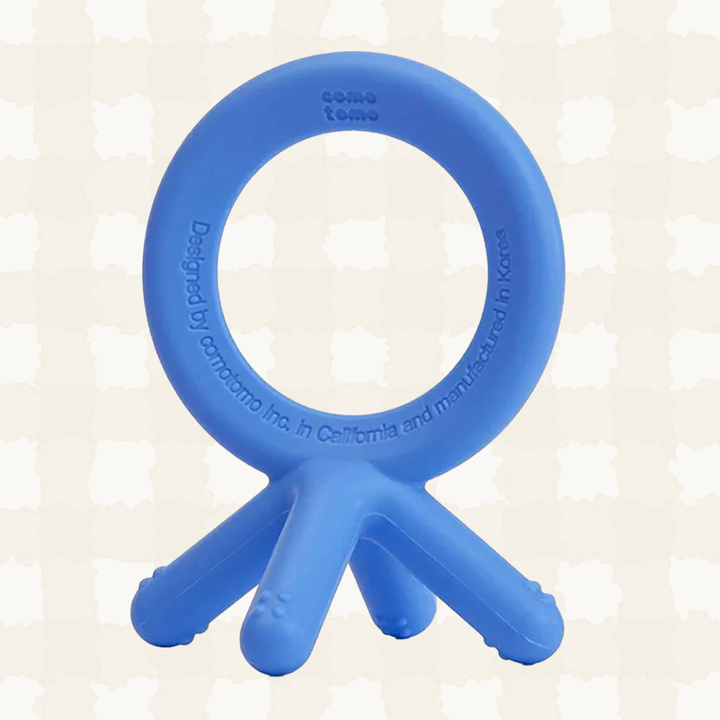 Comotomo Silicone Baby Teether|عضّاضة أطفال من السيليكون من كوموتومو.