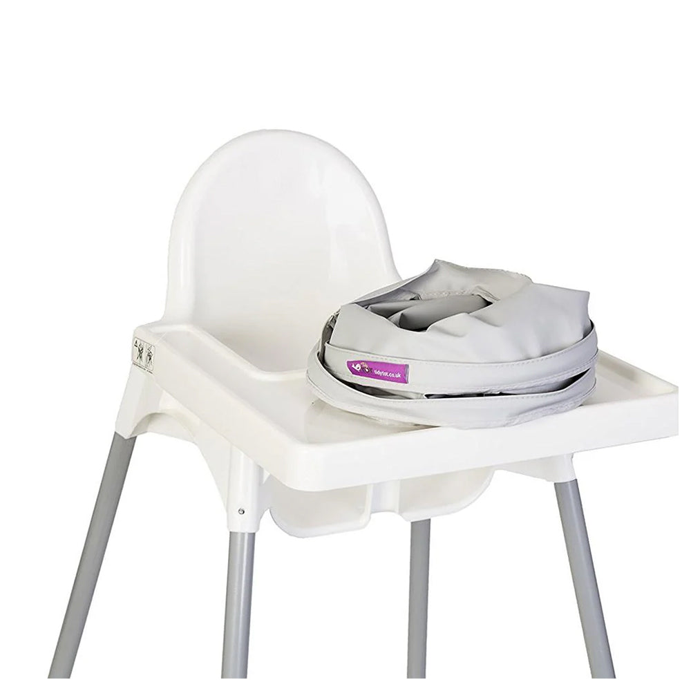 Tidy Tot Bib and tray kit with bag Dove grey — view 2