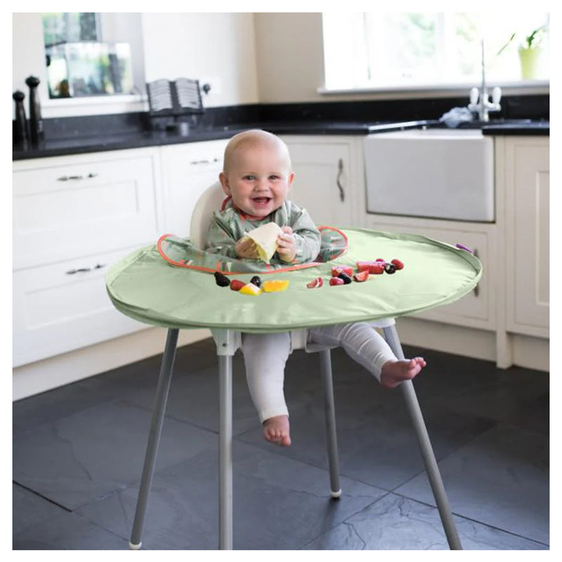 Tidy Tot Bib & Tray Kit with Bag Sage Green