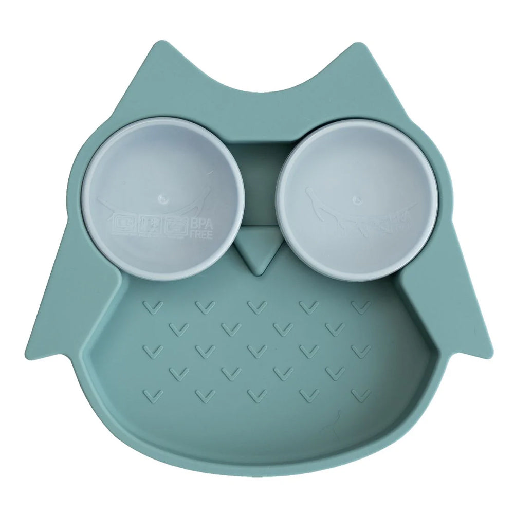 Tidy Tot Silicone Suction plate with Pots — view 3