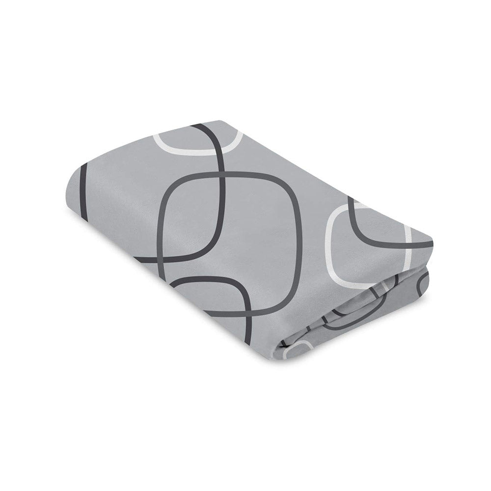 4Moms Breeze 4.0 Playard Sheet- Silver / ورقة اللعب من فور مامز بريز 4.0 - فضي