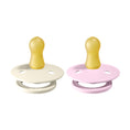 Load image into Gallery viewer, BIBS Natural Rubber Pacifier 2 Pack Size 1
