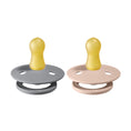 Load image into Gallery viewer, BIBS Natural Rubber Pacifier 2 Pack Size 1
