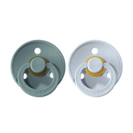 BIBS Natural Rubber Pacifier 2 Pack Size 1