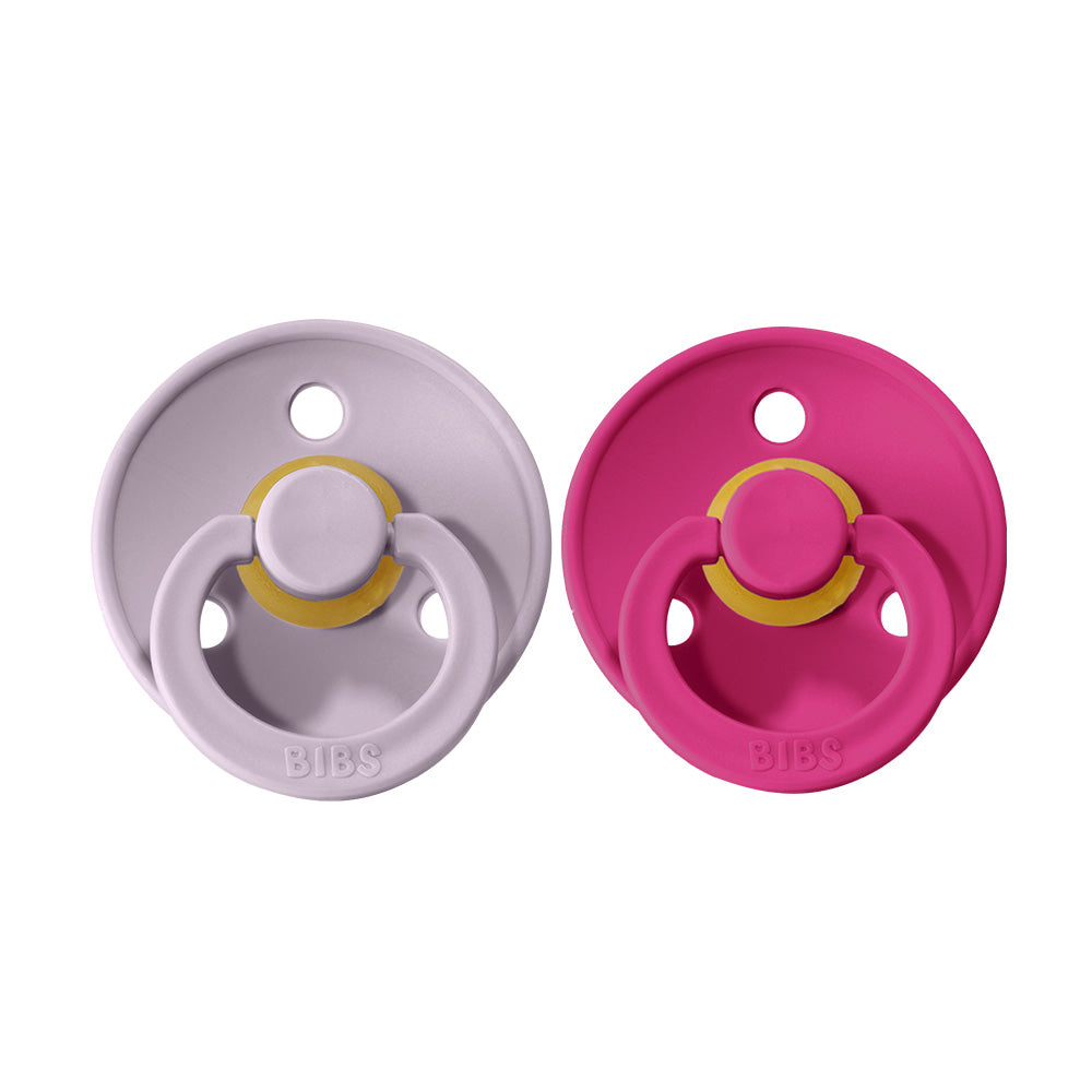 BIBS Natural Rubber Pacifier 2 Pack Size 1