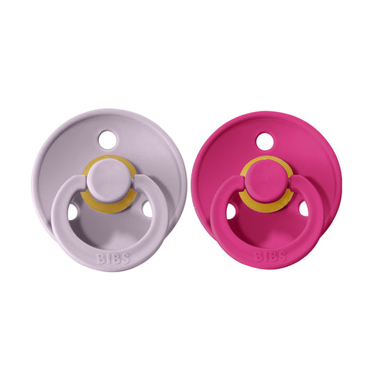 BIBS Natural Rubber Pacifier 2 Pack Size 1