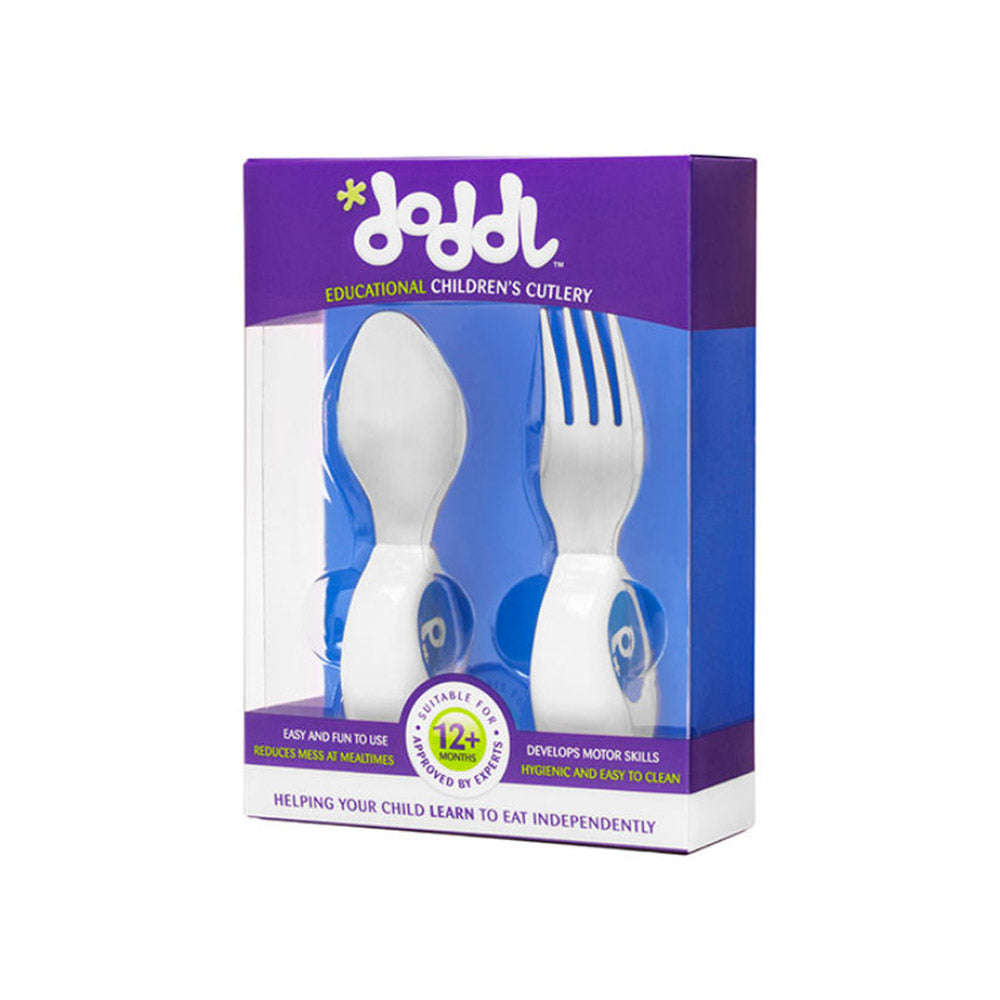 Doddl Cutlery Blueberry Blue Set