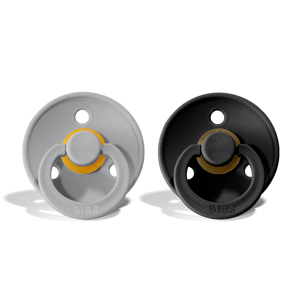 BIBS Natural Rubber Pacifier 2 Pack Size 1