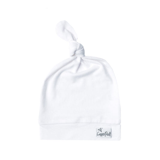 Copper Pearl Top Knot Hat / قبعة بعقدة علوية من اللؤلؤ النحاسي