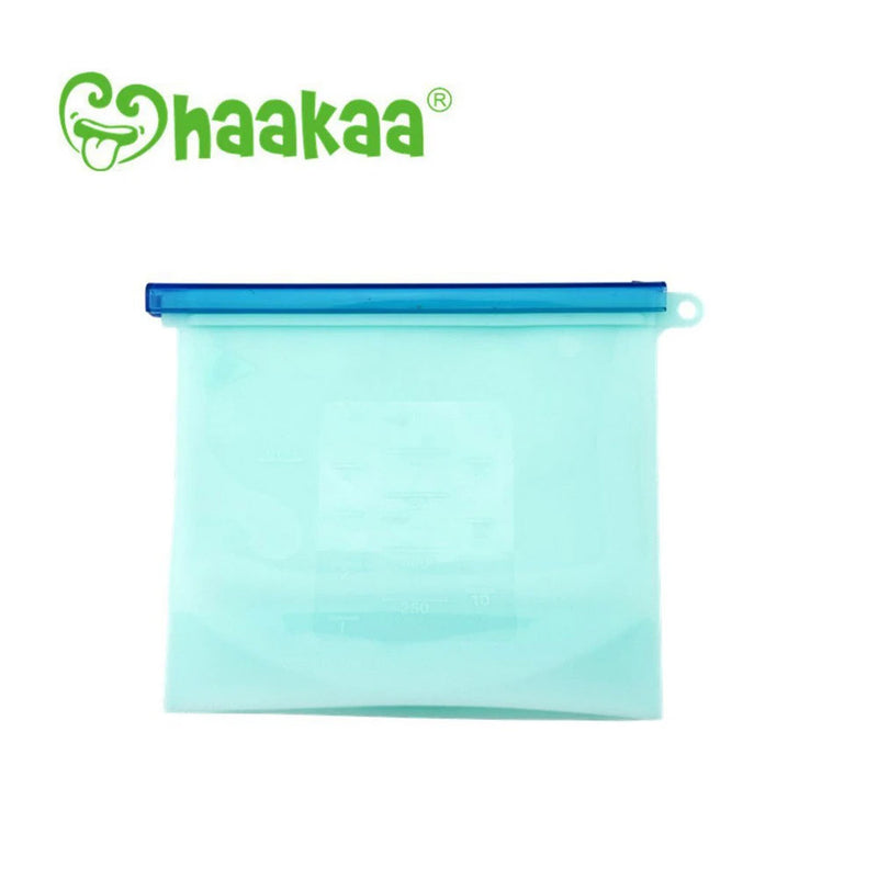 Haakaa Silicone Milk Storage Bags (Blue)